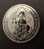 6 x 1 oz platina munt Queen's Beasts serie, Postzegels en Munten, Verzenden, Overige landen