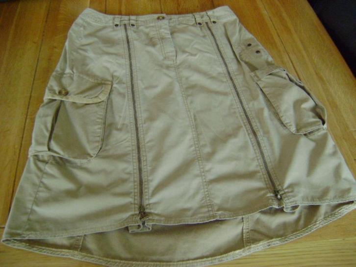 Bruine Tence rok, maat 40, Kleding | Dames, Rokken, Zo goed als nieuw, Maat 38/40 (M), Bruin, Onder de knie, Verzenden