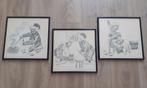 Wanddecoratie Boer Boerin Vintage, Antiek en Kunst, Ophalen of Verzenden