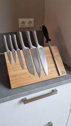 Magnetisch messenblok bamboe Zwilling, zonder messen, Ophalen of Verzenden, Gebruikt