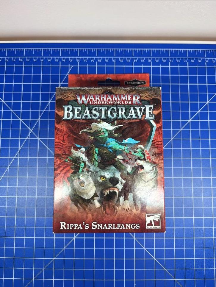 Warhammer Underworlds Rippas Snarlfangs W, Hobby en Vrije tijd, Wargaming, Zo goed als nieuw, Warhammer, Figuurtje(s), Geverfd