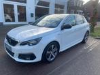 Peugeot 308 GT-line / Pano / Camera / Navi / Climate / Carpl, Auto's, Gebruikt, Leder en Stof, Wit, Bedrijf