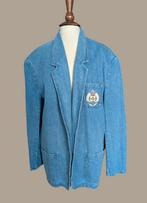 Jeans blazer, denim, vintage jaren '80 - maat 46 - 48, Kleding | Dames, Ophalen of Verzenden, Zo goed als nieuw, Blauw, Jasje of Colbert