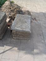 15 grindtegels, Tuin en Terras, Tegels en Klinkers, Ophalen, Gebruikt, Minder dan 5 m², Beton