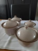 POTTERIE DE DRIEHOEK - 4 dekschalen -  diverse maten, Ophalen of Verzenden, Zo goed als nieuw, Overige materialen