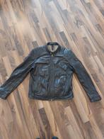 Gipsy jas, vegetable tanned leather, Maat M, Kleding | Heren, Ophalen of Verzenden, Gedragen, Zwart