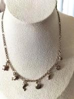 Antieke zilveren meisjes bedel ketting., Verzenden, Zilver, Ketting