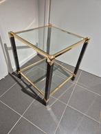 Bijzettafel hollywood Regency stijl, Minder dan 55 cm, 2j.brabant@gmail.com, Glas, 2j
