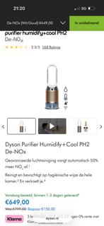 Dyson Purifier Humidify+Cool PH2 De-NOx, Ophalen of Verzenden, Zo goed als nieuw, Luchtreiniger