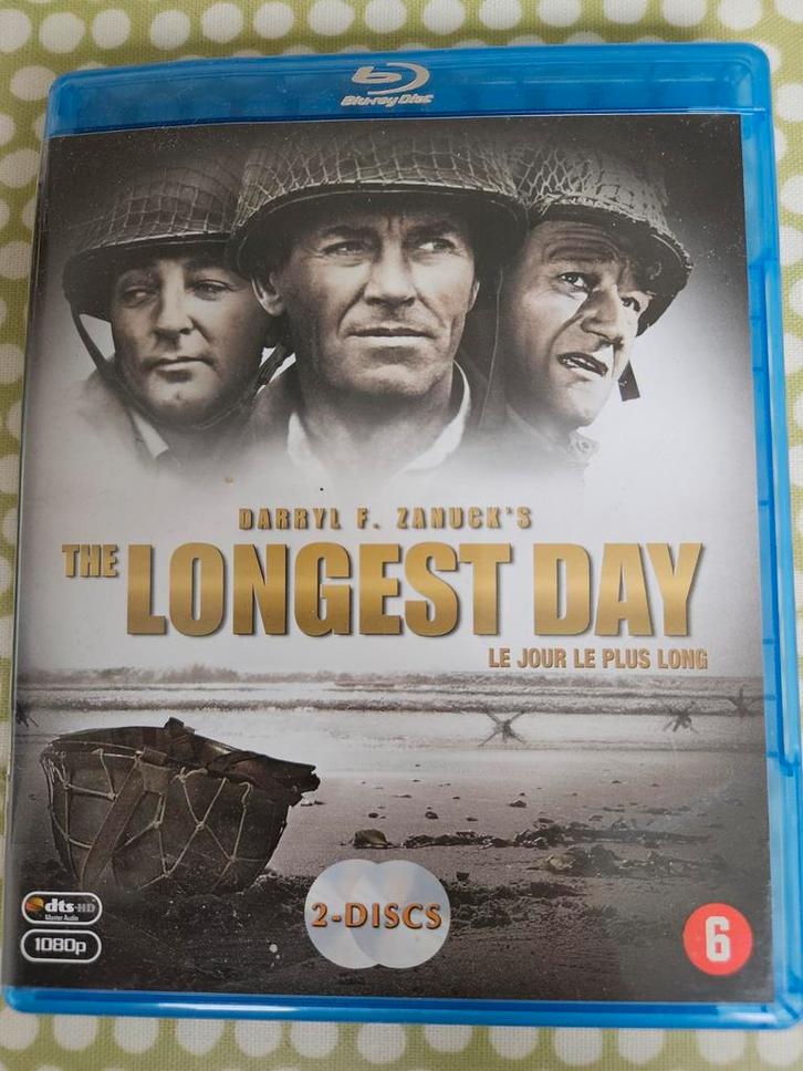 The Longest Day - Blu-ray - Oorlogsfilm, Cd's en Dvd's, Blu-ray, Zo goed als nieuw, Klassiekers, Ophalen of Verzenden