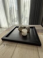 Groot houten dienblad plateau donkerbruin *HIT*, Huis en Inrichting, Woonaccessoires | Dienbladen, Ophalen of Verzenden, Gebruikt