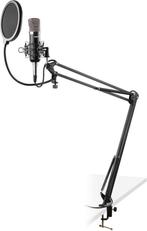 Studio microfoon met arm en filter nu scherp in prijs, Info@tronios.com, Nieuw, Studiomicrofoon, Bedrijvenpark Twente Noord