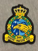 Kroon embleem 70 years 306 SQN, Verzamelen, Verzenden, Luchtmacht, Nederland, Embleem of Badge