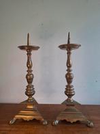 Stel 17e eeuwse penkandelaars, Ophalen of Verzenden