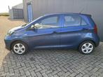 Kia Picanto 1.0 CVVT EconomyLine airco, Auto's, Kia, Stof, Gebruikt, Blauw, Origineel Nederlands