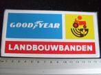sticker good year landbouwbanden logo goodyear traktoren, Verzenden, Zo goed als nieuw, Bedrijf of Vereniging