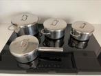 RVS Pannenset SIGG Switzerland, Huis en Inrichting, Keuken | Potten en Pannen, Ophalen of Verzenden, Zo goed als nieuw, Rvs, Pannenset