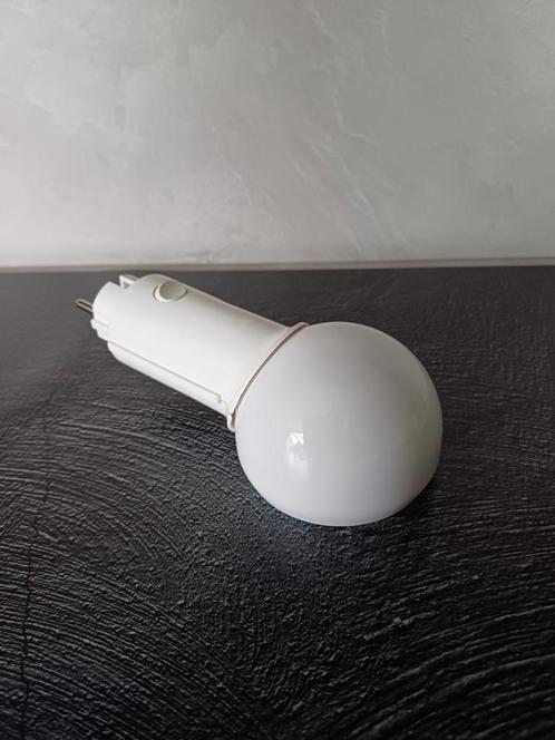 Te koop: Vintage stekkerlamp - Massive - Wit - max. 25 Watt, Huis en Inrichting, Lampen | Spots, Zo goed als nieuw, Plafondspot of Wandspot