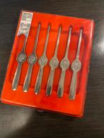 Vintage Reppel kreeftbestek, verzilverd, 6 stuks, Ophalen of Verzenden, Gebruikt, Overige materialen, Bestekset