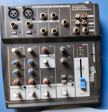 Stagg SMIX 2M2S F (6 kanaals mixer)  beschikbaar voor biedingen