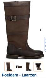 Leren winterlaarzen  dames Poeldam Human Nature ANWB, Bruin, Overige typen, Ophalen of Verzenden, Zo goed als nieuw