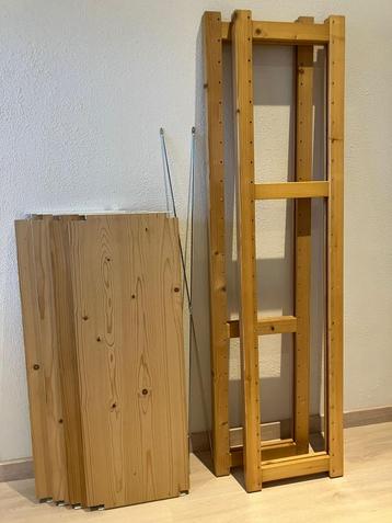 Lundia stellingkast 128,5 x 80 x 30 cm 2 staanders 4 planken
