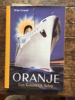 affiche motorschip oranje, Ophalen, Zo goed als nieuw, Motorboot, Kaart, Foto of Prent