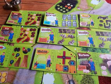 2 X Onderplaat Boerderij, dieren/accessoires, bouwen, karton beschikbaar voor biedingen