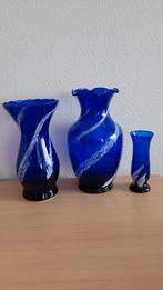 Te koop blauwe vazen, Ophalen of Verzenden