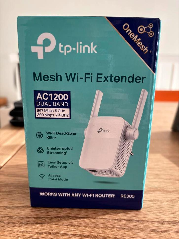 TP-Link RE305 Wifi Range Extender/Repeater, Computers en Software, WiFi-versterkers, Nieuw, Ophalen of Verzenden