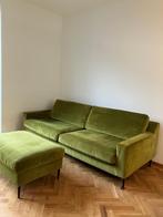 Bank Loods 5 Classy olive en Hocker, Huis en Inrichting, Banken | Bankstellen, Ophalen of Verzenden, Zo goed als nieuw, Stof