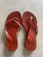 Dalyan Sandels / Slippers, Leer, 36/37, Wijnrood /Bruin, Daylan Sandels, Slippers, Ophalen of Verzenden, Bruin