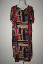 Jurk viscose geometrische print mt 42 XL, Verzenden, Maat 42/44 (L), Nieuw, Knielengte