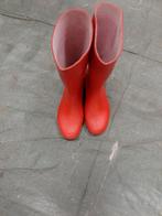 Rode regenlaarzen / tuinlaarzen - Maat 35, Tuin en Terras, Werkkleding, Kinderen, Ophalen of Verzenden, Dunlop, Laarzen