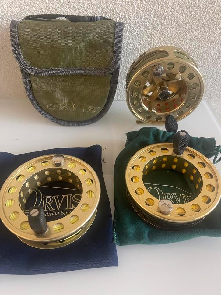 Orvis Vortex reelset, Watersport en Boten, Hengelsport | Vliegvissen, Zo goed als nieuw, Complete set, Ophalen of Verzenden