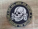 Special Forces patch God may judge, Ophalen of Verzenden, Landmacht, Amerika, Embleem of Badge