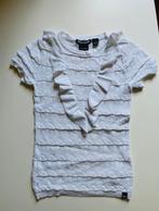Nik & Nik Wit Shirt Maat 140, Ophalen of Verzenden, Zo goed als nieuw, Meisje, Shirt of Longsleeve