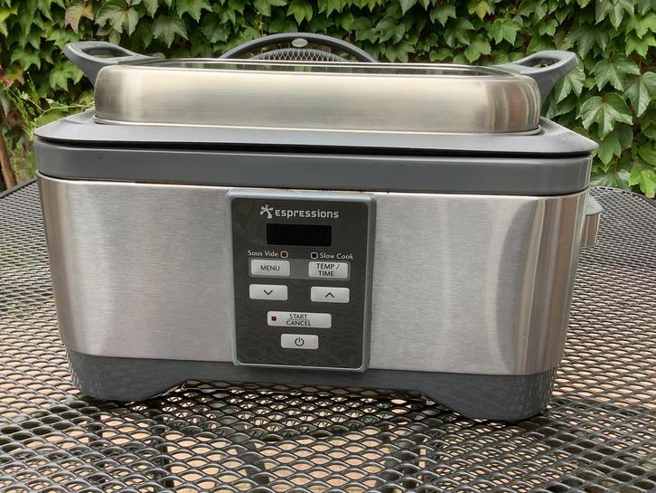 ESPRESSIONS DUO sous vide en slowcooker EP4000, Witgoed en Apparatuur, Rijstkokers, Zo goed als nieuw, Ophalen