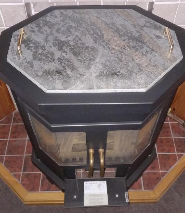 Prachtige haard / kachel van Feber met speksteen, Huis en Inrichting, Haarden, Zo goed als nieuw, Overige soorten, Ophalen