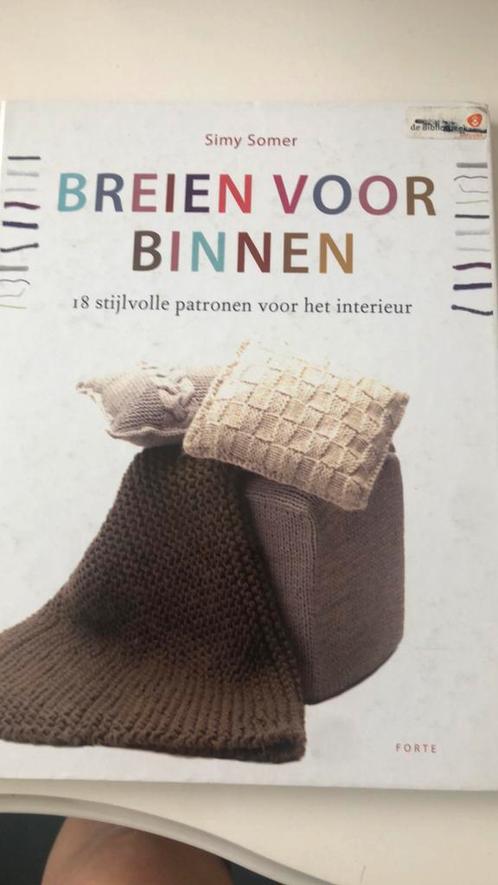 Simy Somer - Breien voor binnen, Boeken, Hobby en Vrije tijd, Zo goed als nieuw, Breien en Haken, Ophalen