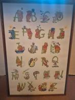 Geborduurd abc winnie the pooh, Ophalen of Verzenden, Zo goed als nieuw, Schilderij, 75 cm of meer
