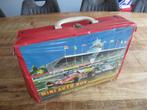 Mini koffertje autobox koffer met 4 mandjes en autootjes, Ophalen of Verzenden