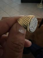 Te koop mooi gouden ring 18 karaat gewicht rond de 10 gram, Sieraden, Tassen en Uiterlijk, Ringen, Goud, Gebruikt, Ophalen of Verzenden