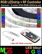 Caravan LED Strip LEDstrip RGB - 60L/m - IP65 - SET 2m + RF, Caravans en Kamperen, Caravan accessoires, Ophalen of Verzenden, Nieuw