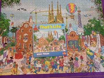 thats life puzzel 1000 stukjes compleet  beschikbaar voor biedingen