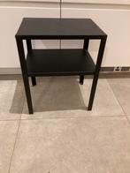 Knarrevik ikea tafeltje nachtkastje metaal zwart, Huis en Inrichting, Minder dan 45 cm, Metaal of Aluminium, Zo goed als nieuw