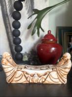 Chinees natuurstenen beeld in nekkussenstijl (1930–60), Antiek en Kunst, Kunst | Beelden en Houtsnijwerken, Ophalen of Verzenden