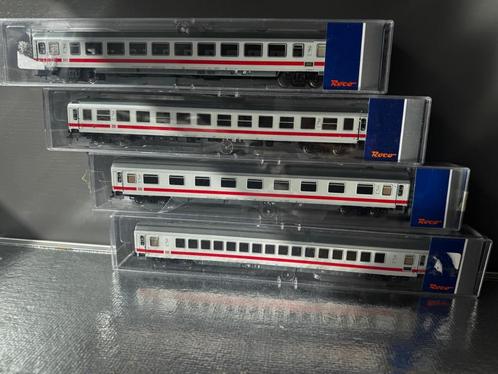 Roco H0 IC Berlijn wagons NS/DB 4x, Hobby en Vrije tijd, Modeltreinen | H0, Zo goed als nieuw, Wagon, Gelijkstroom, Roco, Analoog
