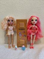 2 Leuke Rainbow High Poppen met Kledingkast., Kinderen en Baby's, Speelgoed | Poppen, Ophalen of Verzenden, Gebruikt, Overige typen
