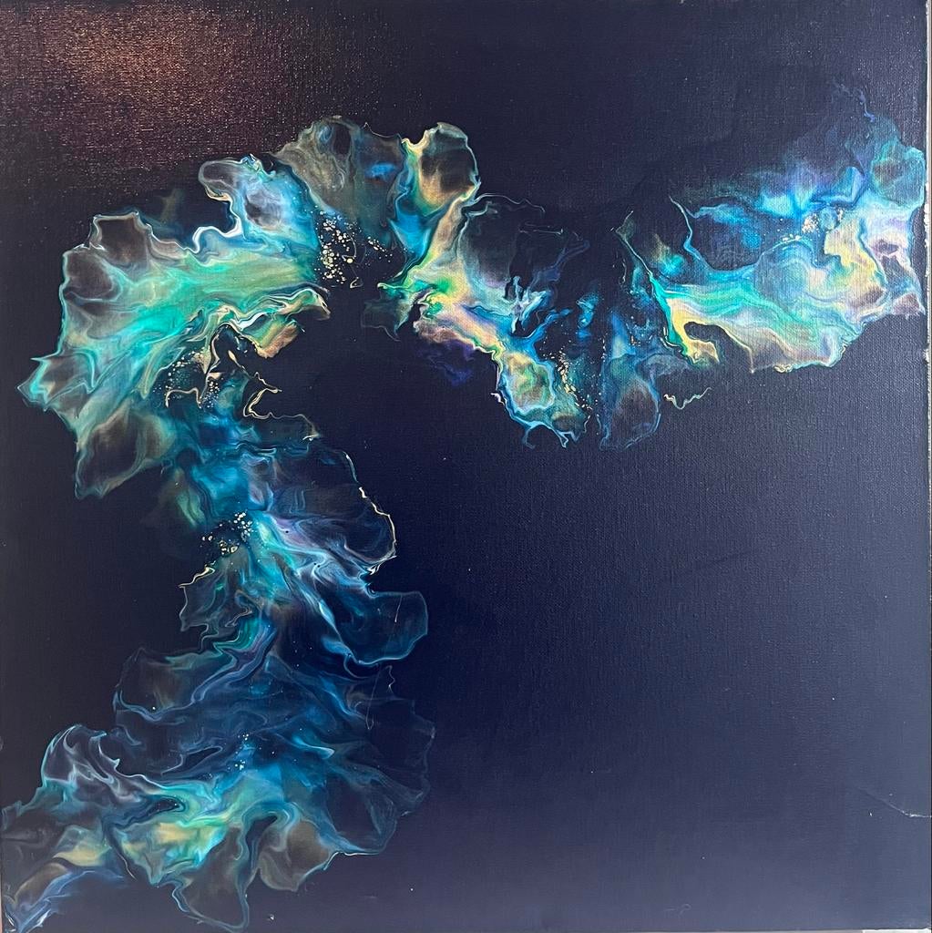 Renata Feldin Schilderij - The Flow - 2022, Ophalen of Verzenden